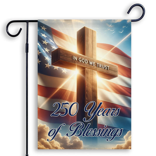 250 YEARS OF BLESSINGS FLAG