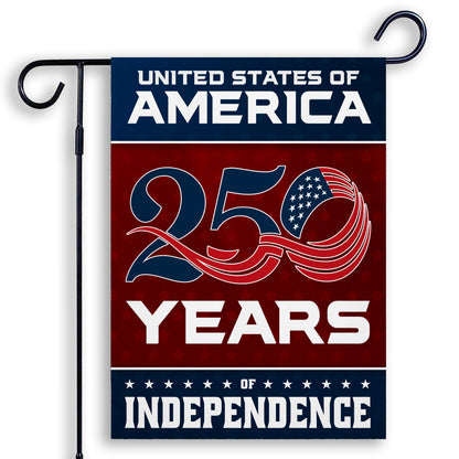 250 YEARS OF INDEPENDENCE FLAG