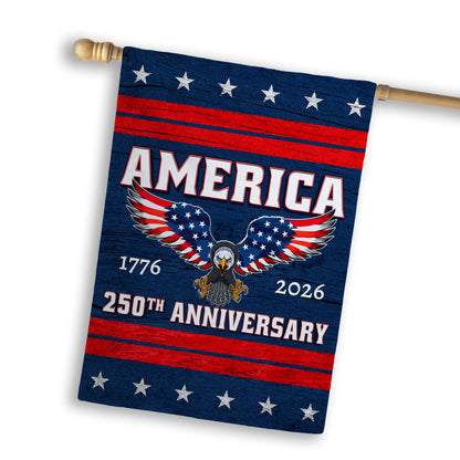 AMERICAN EAGLE ANNIVERSARY FLAG