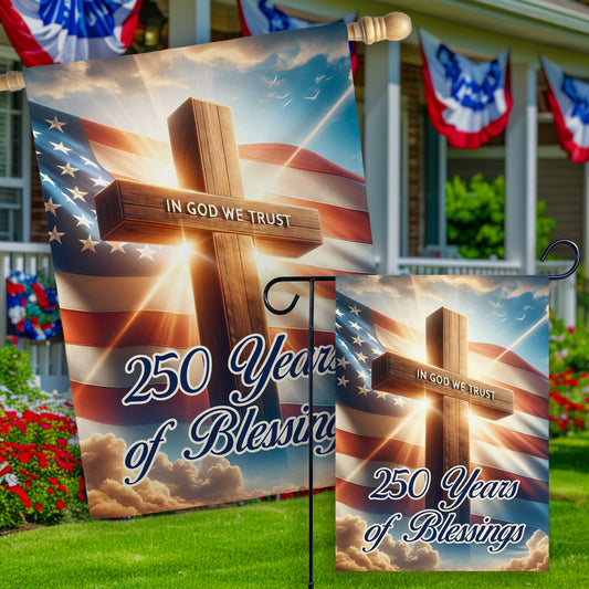 250 YEARS OF BLESSINGS FLAG