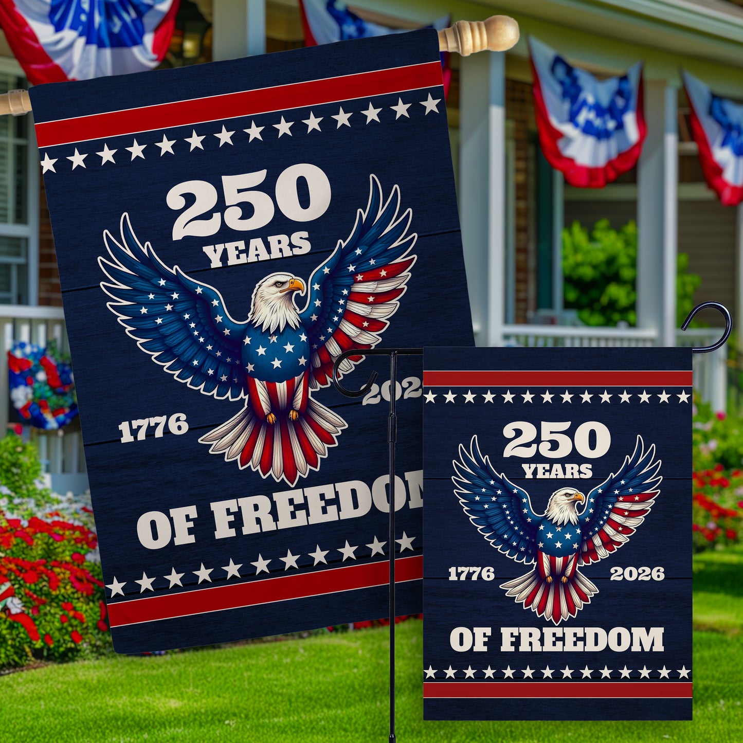 250 YEARS OF FREEDOM FLAG