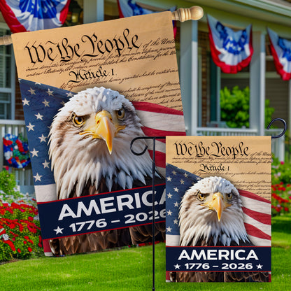 WE THE PEOPLE EAGLE FLAG