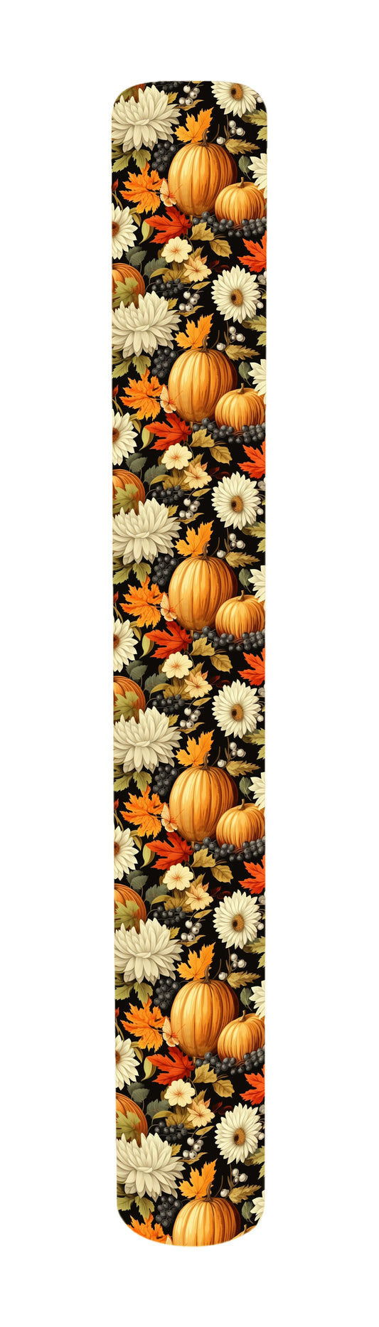 VINTAGE PUMPKINS & MUMS BOLLARD COVER