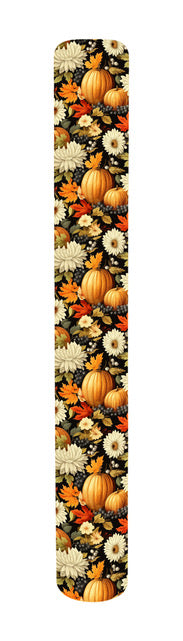 VINTAGE PUMPKINS & MUMS BOLLARD COVER
