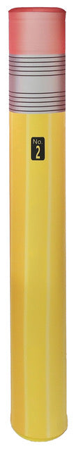 PENCIL BOLLARD COVER- YELLOW