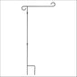 GARDEN FLAG STAND
