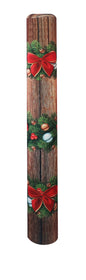 Christmas Garland bollard cover