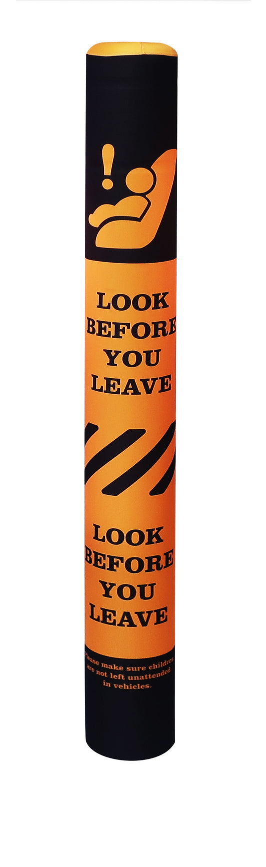Look Before You Leave bollard cover
