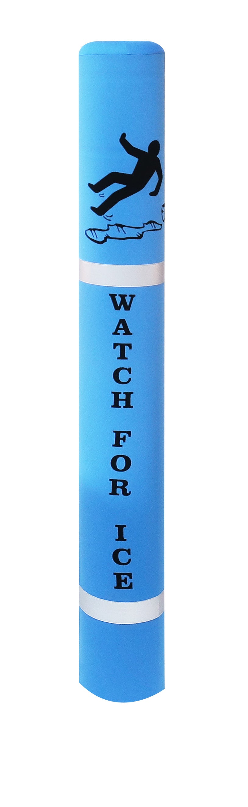 Watch For Ice bollard cover
